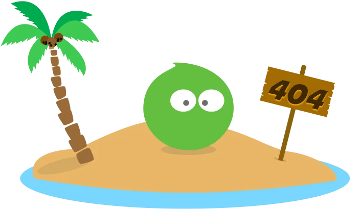 Pi-chan wandering on a deserted island