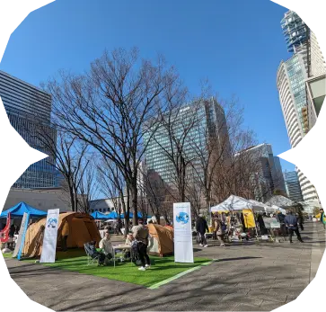 屋外マルシェの様子（イメージ）