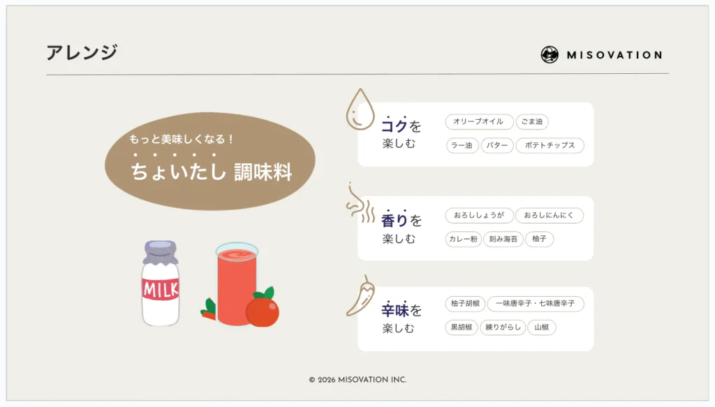 トマトジュースや豆乳で割るアレンジ